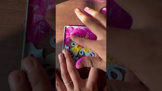 Three colour rangoli youtubeshorts shortsvideo trendingvideo 2024shorts [upl. by Ycrad21]