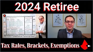 2024 Retiree Tax Rates Brackets Exemptions [upl. by Novel]