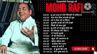 Mohammad Rafi  Collection of All Time Superhit Songs Of Mohammad Rafi Jukeboxlovesong bollywood [upl. by Elmore]