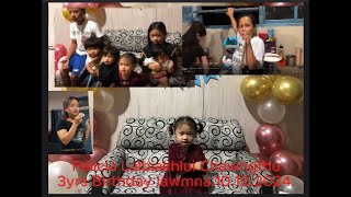 Felicia Lalbiakhlui Chawngthu 3years Birthday lawmna 10102024 [upl. by Bagger]