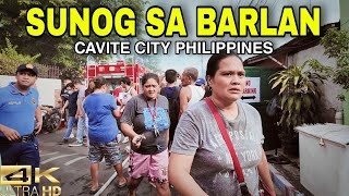 Sunog sa BARLAN Cavite City Philippines 4K [upl. by Tanya892]