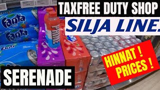 Silja Line SERENADE Taxfree hinnat Prices [upl. by Lehcem]