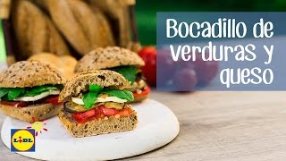 Bocadillo De Verduras Y Queso  Recetas De Picnic [upl. by Nylqcaj]