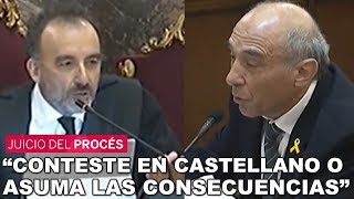 El Abogado Separatista Lluis Matamala se empecina en declarar en catalán ¡¡Y marchena lo deja seco [upl. by Aivatra]