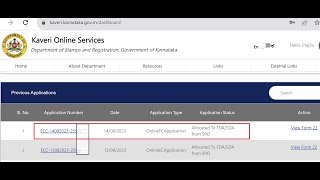 Kaveri 20 Karnataka Encumbrance Certificate Apply  EC Apply Through Kaveri Online 20 Mobile 2024 [upl. by Omiseno]