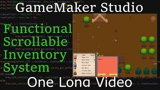 GameMaker Studio 1 amp 2 Inventory Tutorial [upl. by Lednem646]