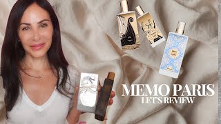 MEMO PARIS FRAGRANCES IN MY COLLECTION REVIEWED 💕 [upl. by Ahselrac]