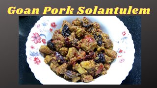 Goan Pork Solantulem  Amsol 👩🏻‍🍳👨🏻‍🍳🥩🥘 [upl. by Nnairac]