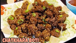 Beef Chatkhara boti  super soft and juicy chatkhara beef boti recipe  foodicious [upl. by Marrin]