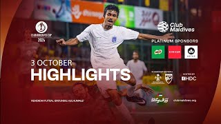 03 October  CMC  CLUB MALDIVES CUP 2024 [upl. by Yuille739]