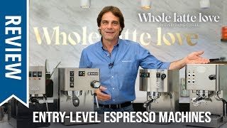 Review Premium EntryLevel Espresso Machines [upl. by Flint80]