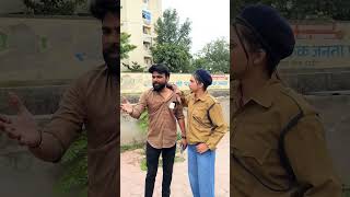 Ledis polic ko blacmil🤗😎 funny comedy shorts [upl. by Heddie642]