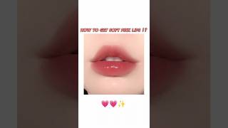 How to get soft pink lips 👄 aesthetic foryou fypシ treanding pinklipsnaturallyathome shorts [upl. by Attebasile179]