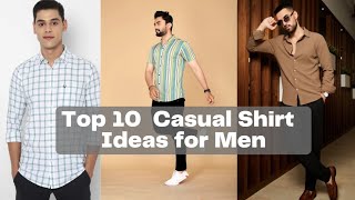 TOP 10 2024 Casual Shirt Ideas for Men Elite Wear Clothes shirts outfit viralvideo [upl. by Eiromem52]