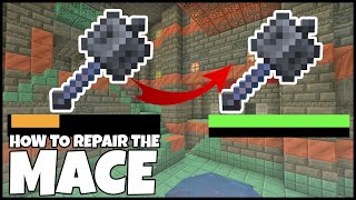 How To REPAIR THE MACE In MINECRAFT [upl. by Enialed313]