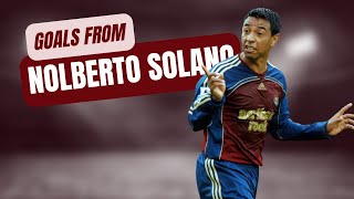 A few career goals from Nolberto Solano [upl. by Yerdna508]