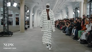 Area February 2024 Runway at NYFW The Shows [upl. by Murton]