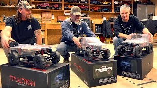 SURPRISING FRIENDS w 3 NEW TRAIL TRUCKS TRACTION HOBBY CRAGSMAN 18 JEEP amp RAPTOR  RC ADVENTURES [upl. by Ingeborg286]