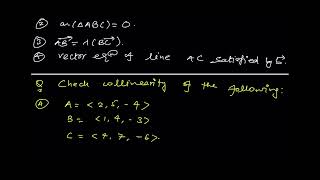 Questions  Collinearity  Coplanarity  Vectors JEEMain amp Advanced  Class12  L5 [upl. by Onstad]