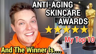 ANTIAGING SKINCARE AWARDS  Top 10 anti Ageing Serums 2022 [upl. by Attesor]