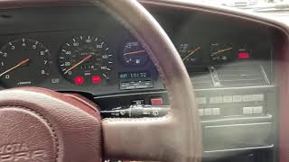 1987 Toyota Supra Turbo Cold Start Bringatrailer video [upl. by Ielhsa]