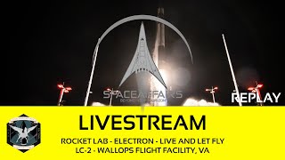 Rocket Lab  Electron  Live and Let Fly  LC2  Wallops Flight Facility  March 21 2024 [upl. by Alodee]