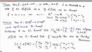 Ecuaciones de CauchyRiemann [upl. by Cooperman]