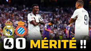 🔥LE MEILLEUR MATCH DE LA SAISON  Real Madrid 41 Espanyol [upl. by Anidan]