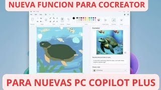 Nuevas Funciones de GENERACION de Imágenes de IA para WINDOWS 11 [upl. by Doralynne]