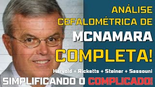 Análise de McNamara a Cefalometria completa e simplificada Aprenda de forma didática  Aula 50 [upl. by Idleman]