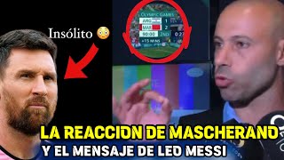 Mascherano REACCIONA al partido de Argentina vs Marruecos y EL MENSAJE de Leo Messi [upl. by Sivad]