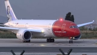 FULL HD Norwegian 7878 Dreamliner EILNA Close Up takeoff BarcelonaEl Prat [upl. by Danila]