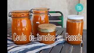 COULIS DE TOMATES OU PASSATA ITALIANA [upl. by Ellerol]