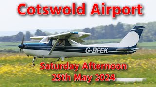 Saturday afternoon plane spotting at Cotswold Airport 25052024 aviatio avgeek planespotting [upl. by Laughton476]