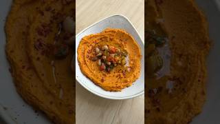 This is an easyrecipe for vegan roasted carrot and white bean dip with harissa howtocook [upl. by Nittirb]