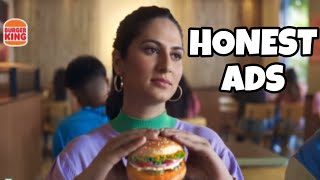 Honest Burger King ad  Whopper Burger King ads meme  Burger King whopper  indian memes [upl. by Kayla]