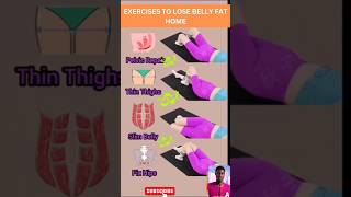 exercises to lose belly fat homeshort reducebellyfat bellyfatloss yogaexercise weightloss [upl. by Anertac]