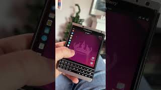 Ubuntu 2404 on the blackberry passport feels pretty smooth ubuntu linux  smartphone [upl. by Lani]