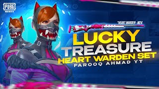 Lucky Treasure for Heart Warden Set  🔥 PUBG MOBILE 🔥 [upl. by Salamone]