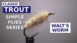 Fly Tying the Original Walts Worm  Simple Flies Series [upl. by Edeline850]