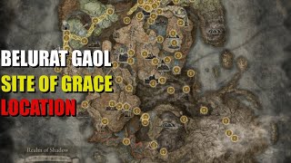 Belurat Gaol Site of Grace Location Elden Ring [upl. by Nassah]