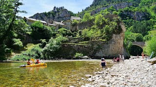 Sainte Enimie cité médiévale dans les gorges du Tarn [upl. by Mozes]