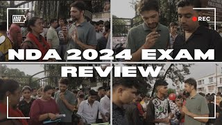 Must Watch NDAII 2024 Review from Exam Centre [upl. by Benedix]