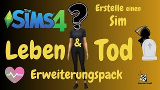 Sims 4  Leben amp Tod erstelle ein Sim  SAMARA BELL  Sims mit Melli [upl. by Zaccaria]