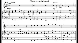 SLANE quotBe Thou My Visionquot variations for flute or violin Play Along Backing TrackPlayback Line [upl. by Elia]