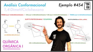 Análisis conformacional 14 dimetilciclohexano Diasteroisómeros CIS y TRANS [upl. by Nosduh]