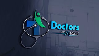 How to make Doctors amp Medical logo design illustratorillustrator logo design tutorialRasheed RGD [upl. by Turoff]