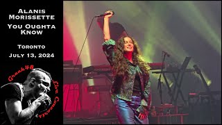 Alanis Morissette  quotYou Oughta Knowquot  Toronto  July 13 2024 [upl. by Naz337]