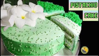 😋ഓവൻ ഇല്ലാതെ 1Kg PERFECT PISTACHIO CAKE  PISTA Cake recipe in malayalam NO OVEN Ep248 [upl. by Amikehs914]