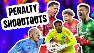 The WILDEST PK Shootouts of Round 1  Audi 2024 MLS Cup Playoffs [upl. by Odlanor]